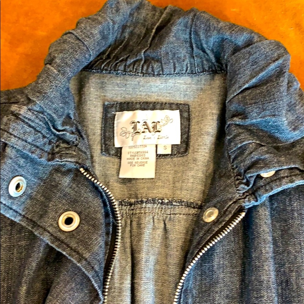 Live A Little versatile jacket/dress; snap or zip